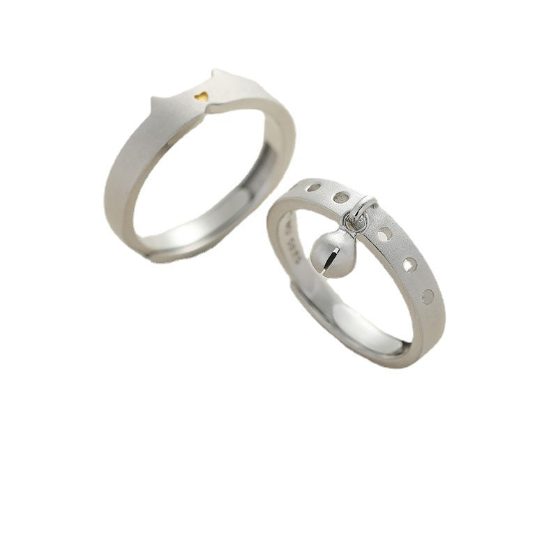 Meow Star Man Bell Anneau d'oreilles