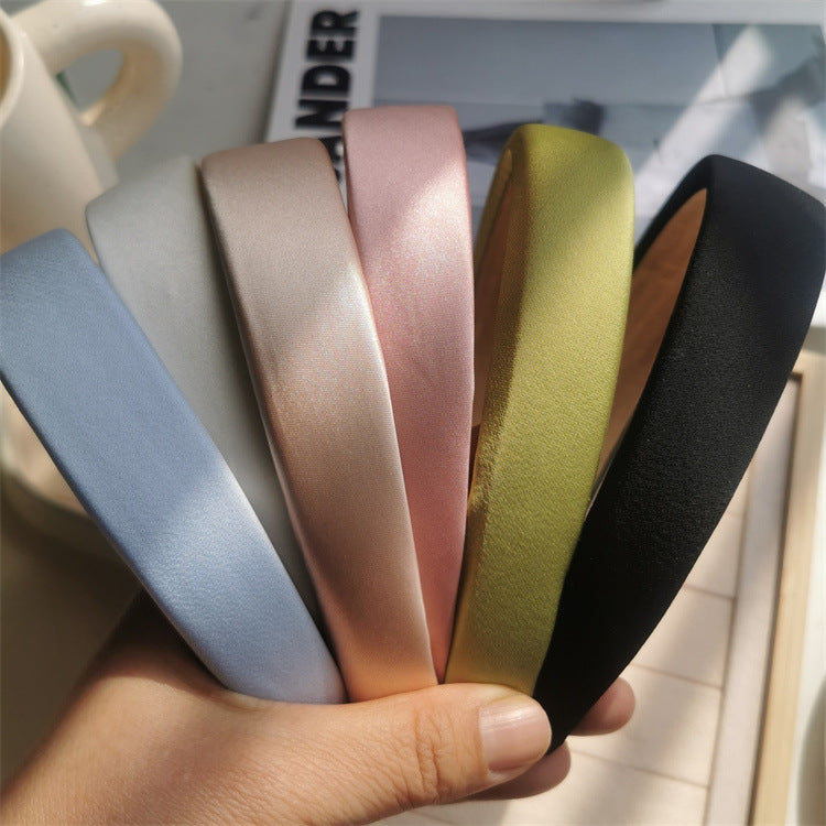 Bandeau en soie satinée polyvalente pour femmes