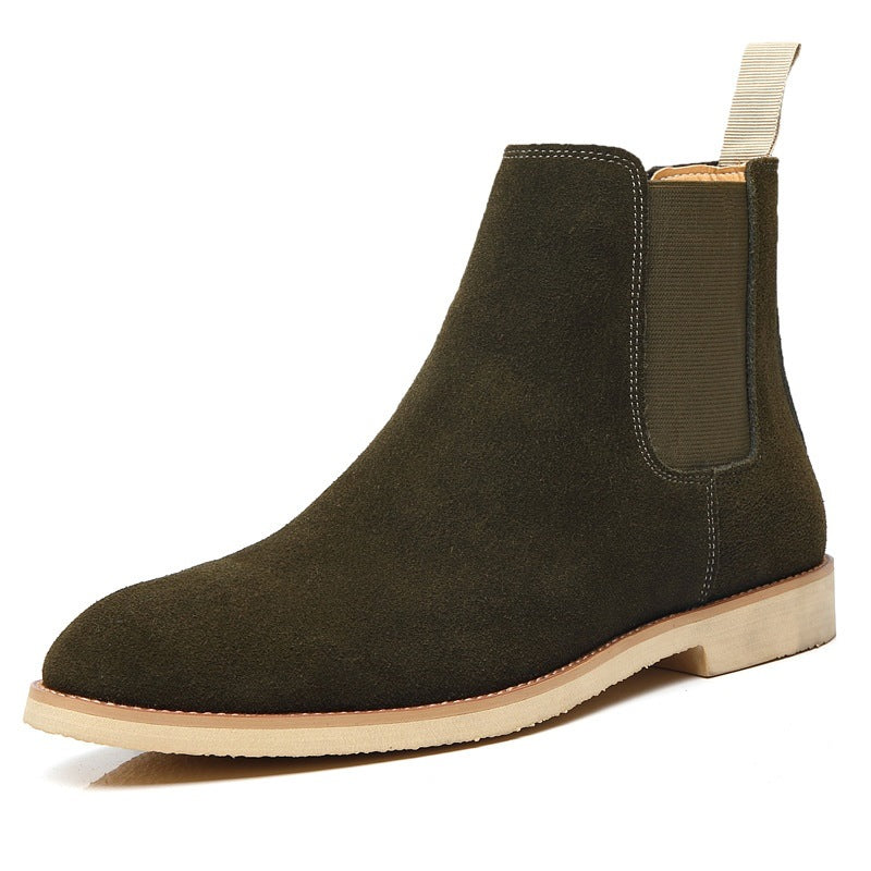 Bottes de Chelsea Homme AutomneHiver Suede Haut de gamme