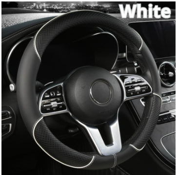 Revêtement de volant de voiture avec bague intérieure antidérapante en cuir