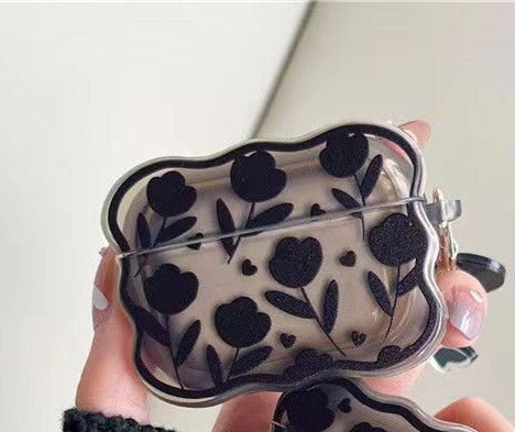 Sens avancé de la vague à travers le Black Love Tulip casques de protection