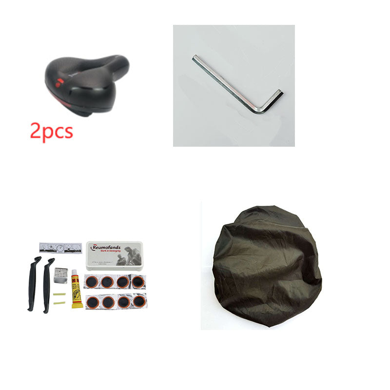 Coussin de vélo épaissi Soft Silicone Saddle Équipement de vélo Accessoires