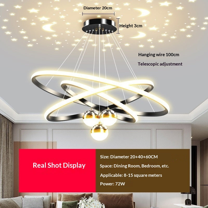 Salle de séjour Lumière moderne Minimalist Full-spectrum LED Plafond Lumière