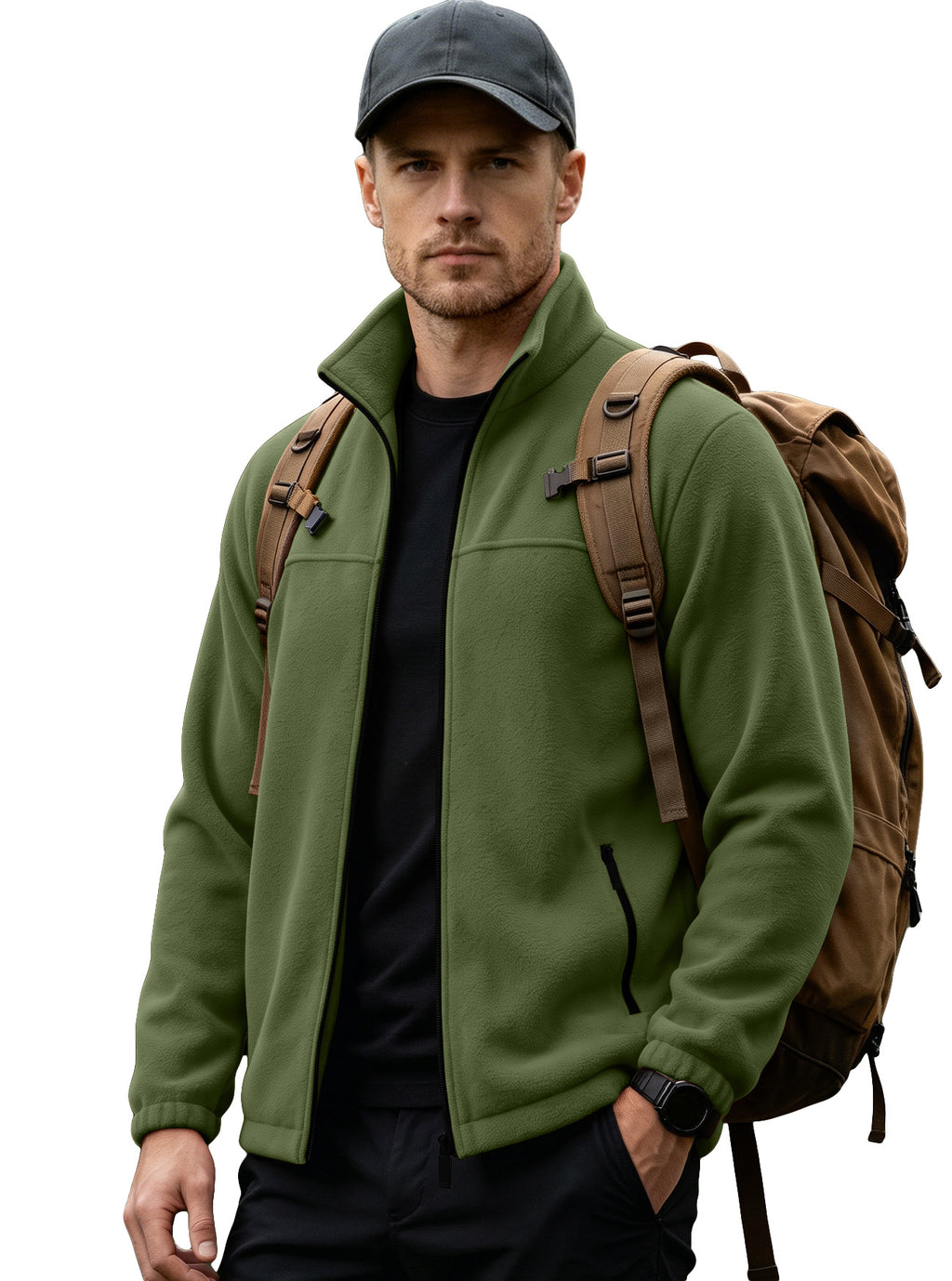 Veste de fermeture éclair pour hommes