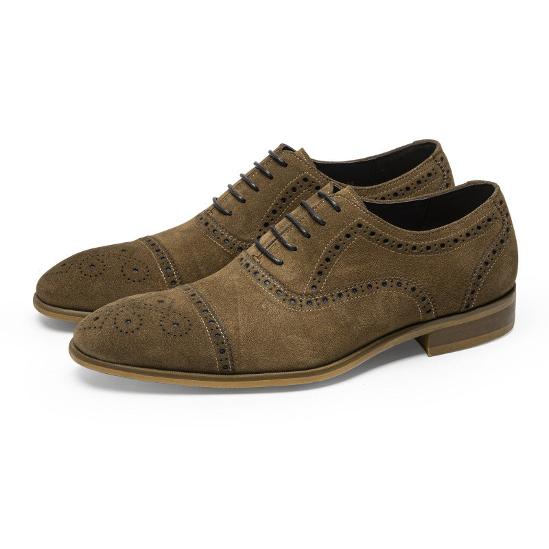 Retro Casual Formel Chaussures en cuir d'affaires
