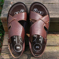 Men's Genuine Leather Beach Shoes Men's Sandals