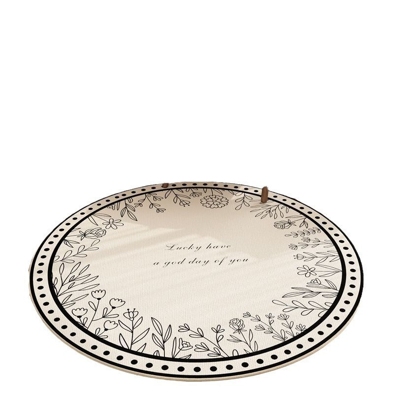 Rug rond de style bohème du ménage