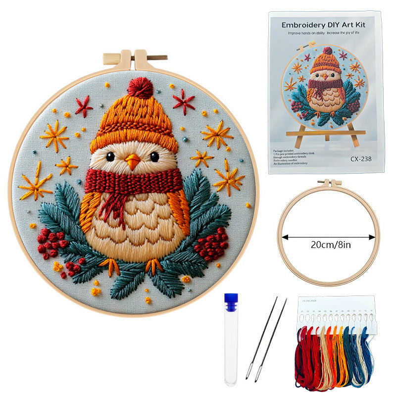 Trousse de matériel pour les oiseaux d'hiver de Noël