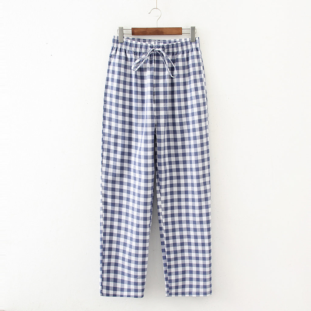 Coton Surdimensionner Loose Confortable Respirant Printemps Et Pajamas Men's Thin