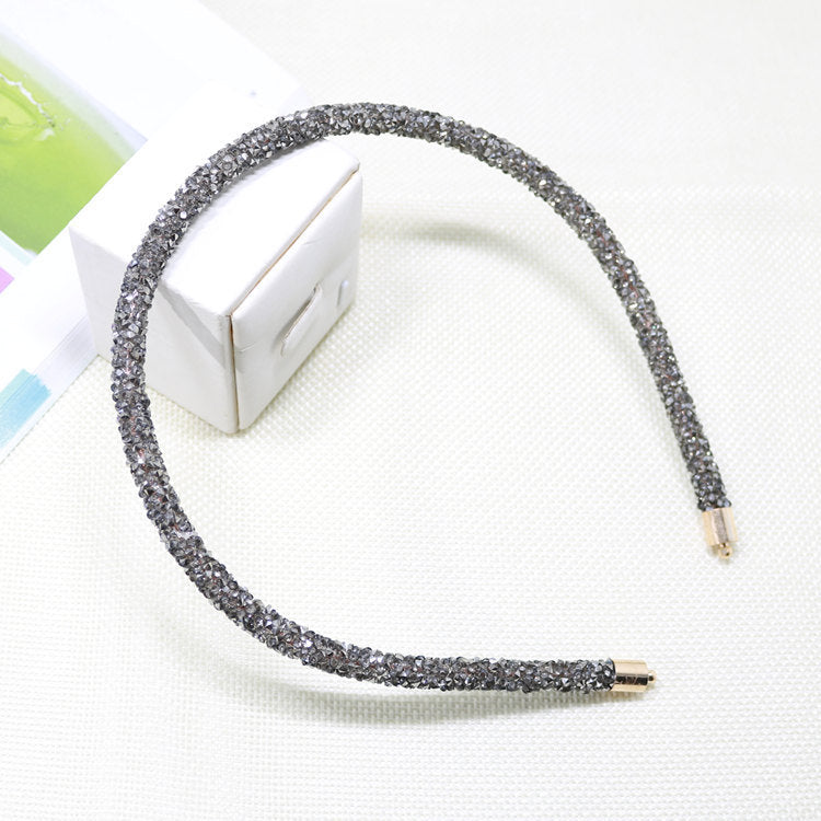 Strass Super Flash bande de cheveux Tempérament sauvage simple épingle à cheveux bande tête