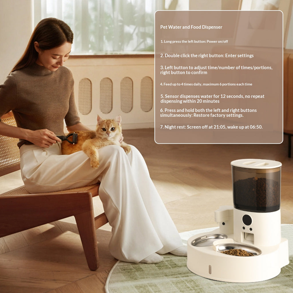 Feeder automatique Cat avec contrôle de la portion et du temps