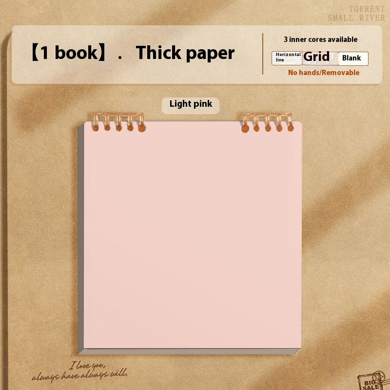 Simple Flip Up Chip Notebook amovible
