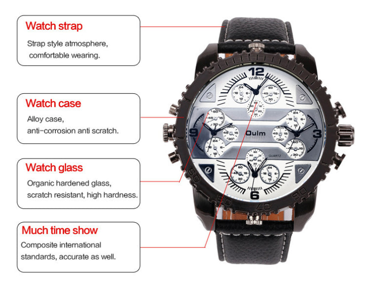 Montre Quartz Casual Mode Homme