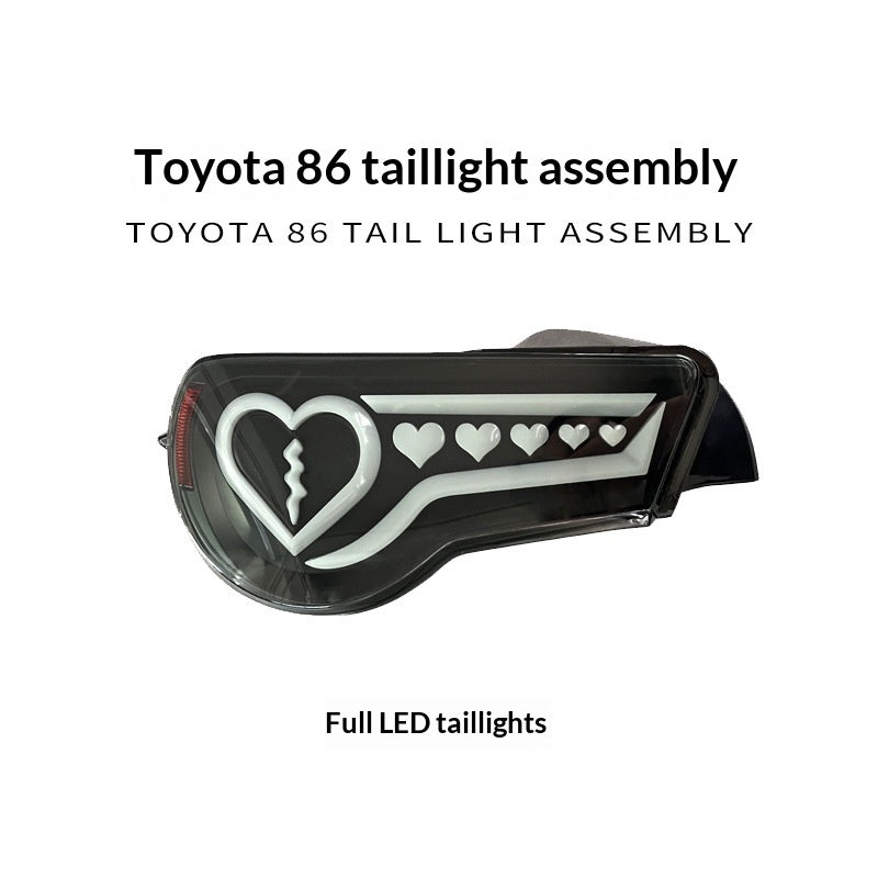 Toyota 86 Taillights personnalisés Signalisations de virage et feux de frein