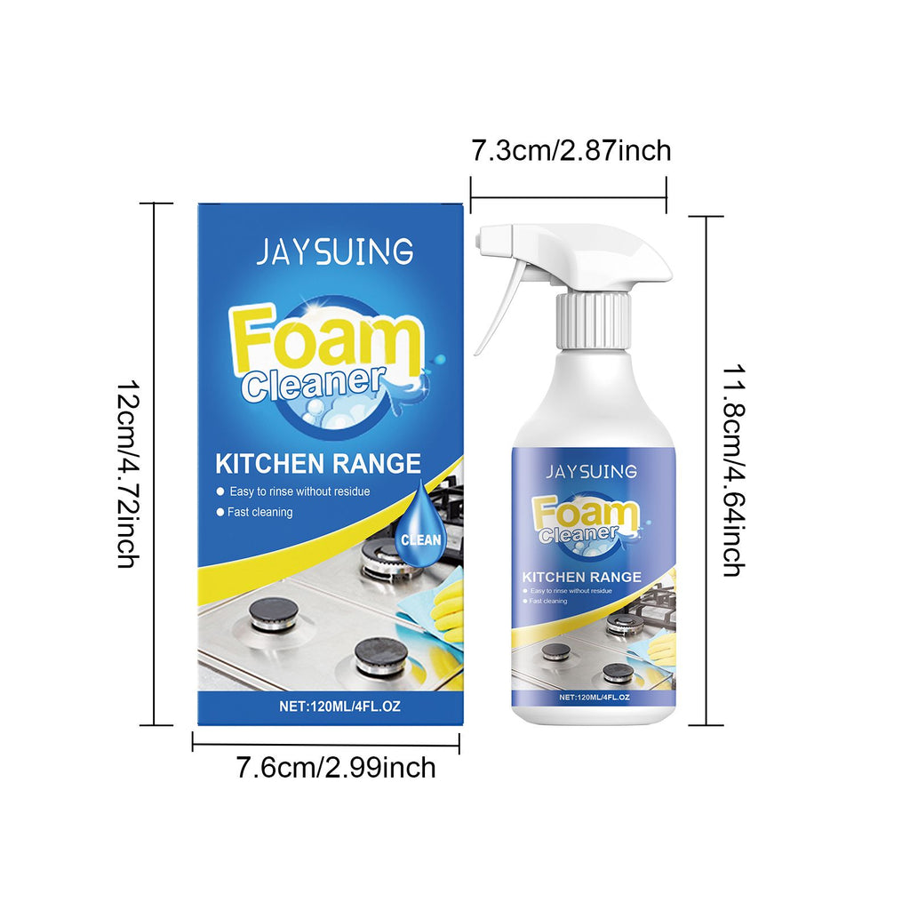 JAYSUING Spray de nettoyage de mousse de stovetop