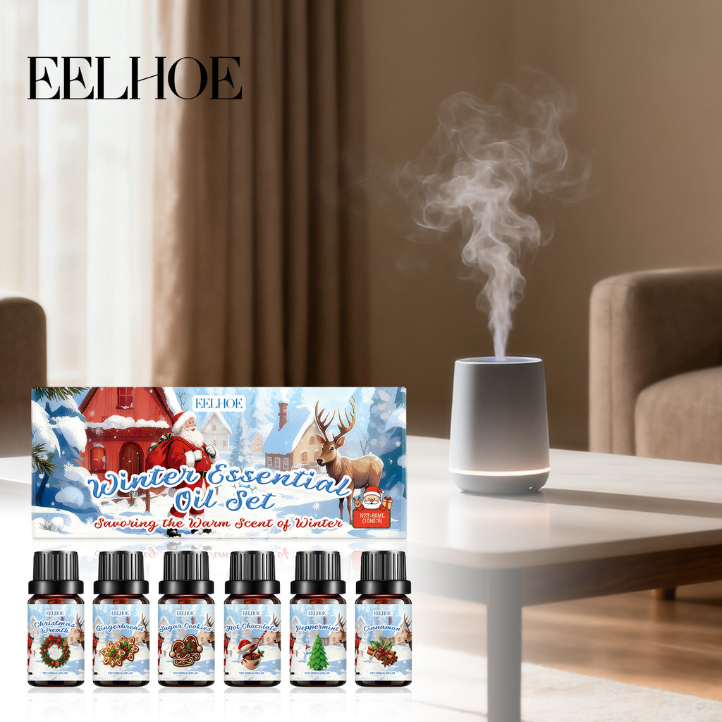 Ensemble d'huile essentielle d'aromathérapie d'hiver 10mlx61box