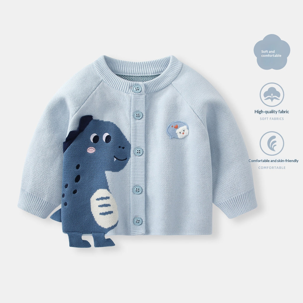 Chandail pour bébé Chemise tricotée pour bébé garçon