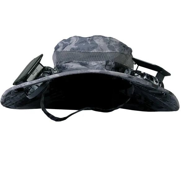 Chapeau de soleil extérieur avec 2 ventilateurs rechargeables Solar Powered 3 vitesses de vent UPF50+ Brea