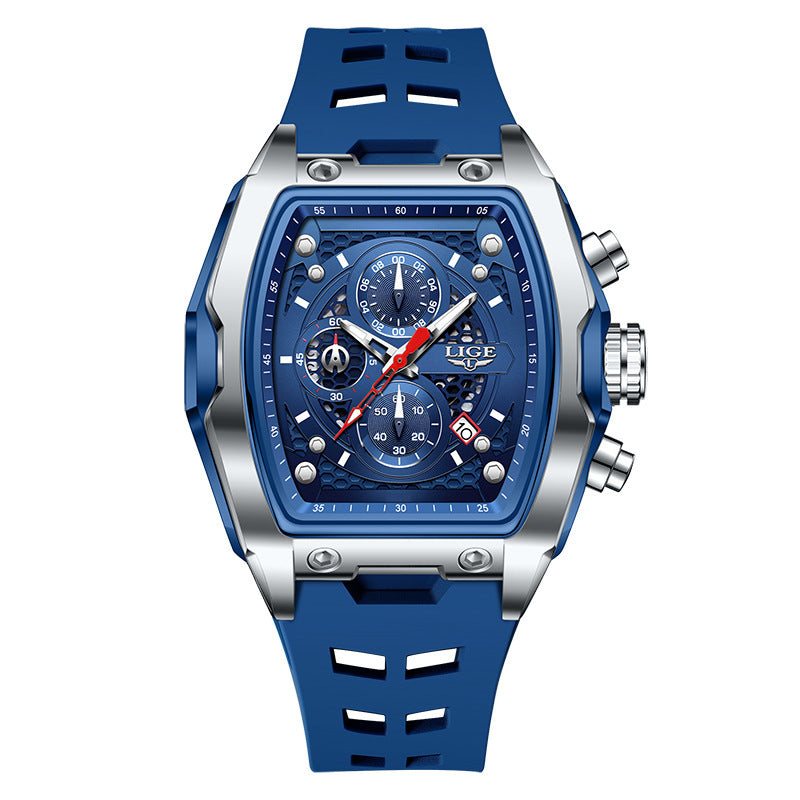 Fashion Casual Exercise Montre Quartz Homme