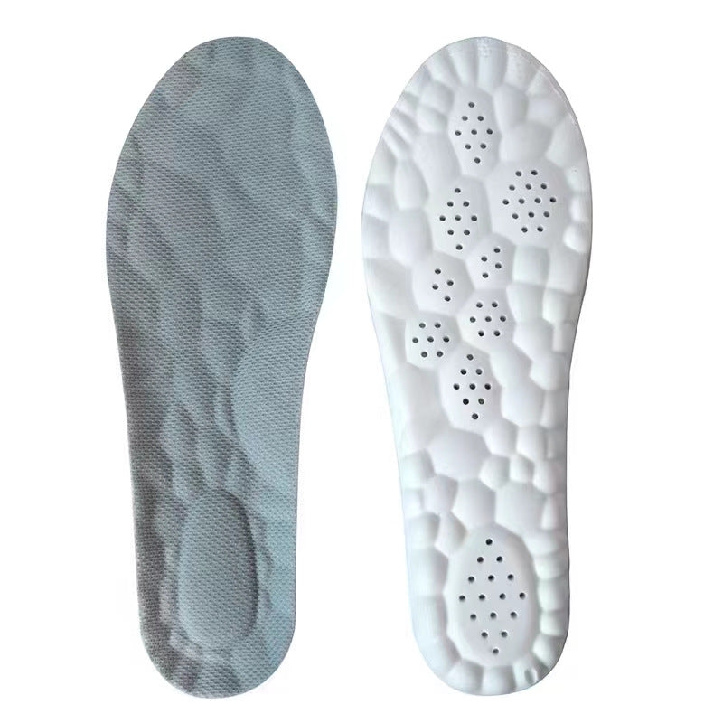 Insole Sports Shock Absorption Arch Support Haute Élastique Course Formation militaire