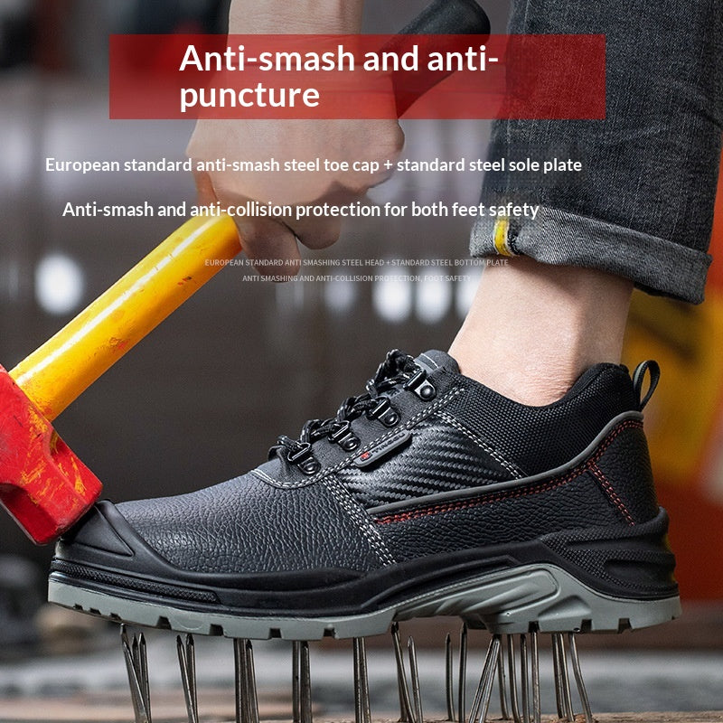 Bottes de sécurité statiques pour hommes - Anti-peinture et protection contre les impacts