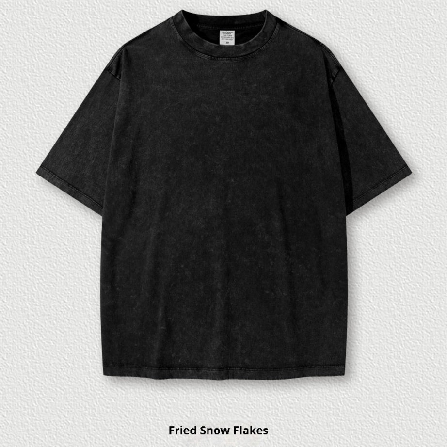 T-shirt pour enfants Batik manches courtes à col rond lavé