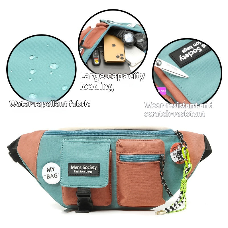Sac de toile de sport Casual Crossbody pour hommes