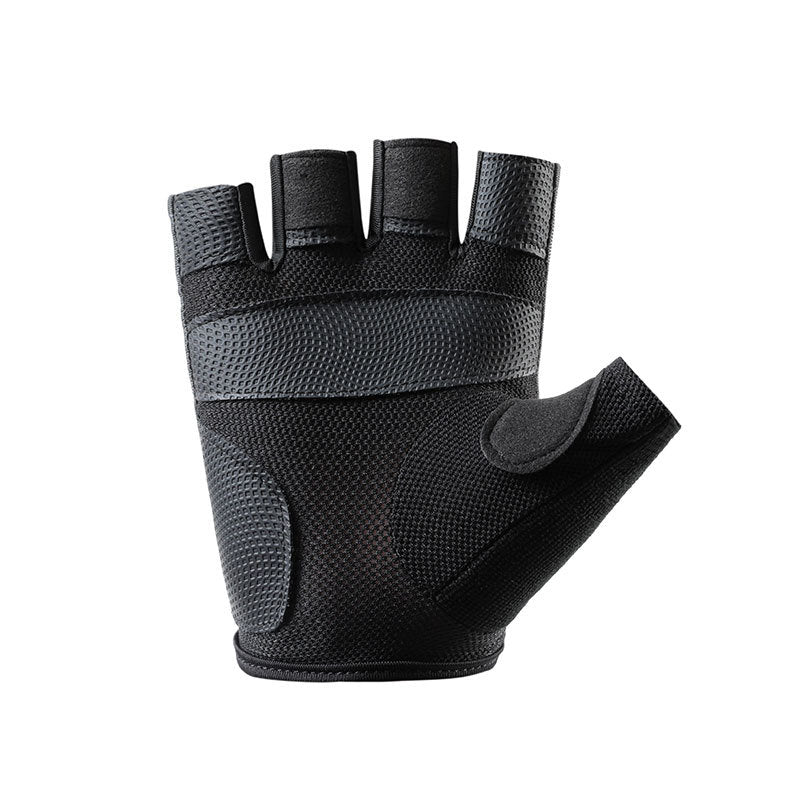 Cyclisme Fitness en plein air demi-doigt Protection solaire Pêche Gants minces en soie de glace