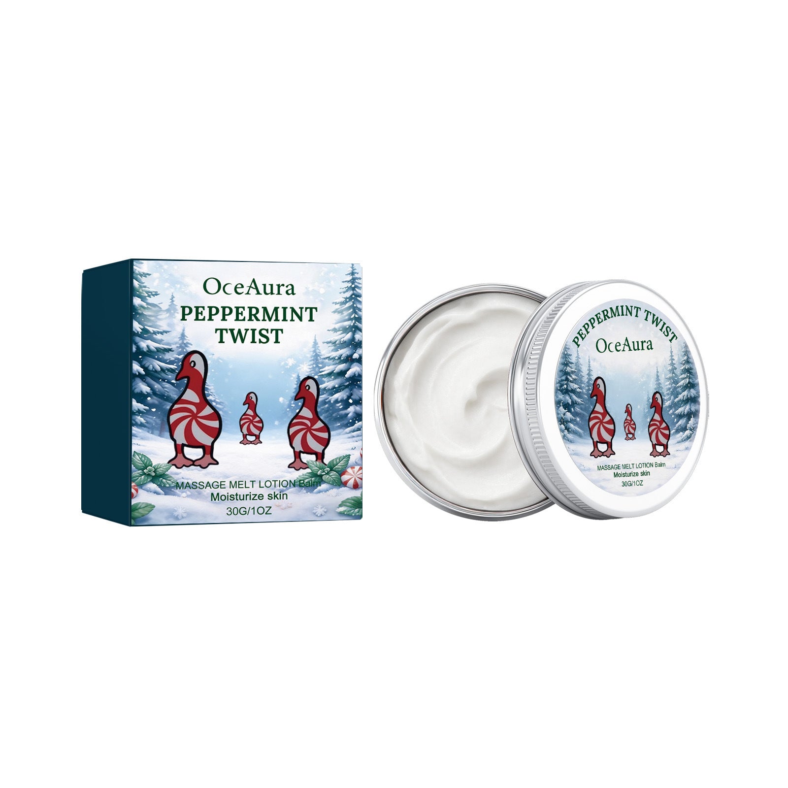 Lotion de peau de menthe poivrée