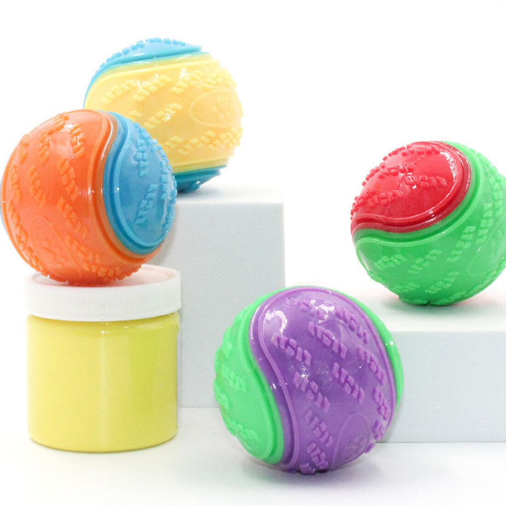 Scooby-Doo Squeaky durable Set de 8 boules de chien pour le nettoyage des dents Interactive UK