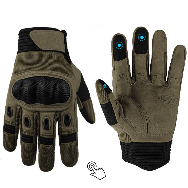Ecran tactile Fans militaires Gants tactiques de moto à bout complet