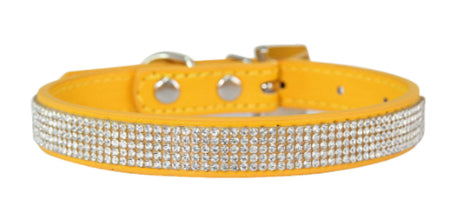 Collier de chien de broderie de diamant de chat