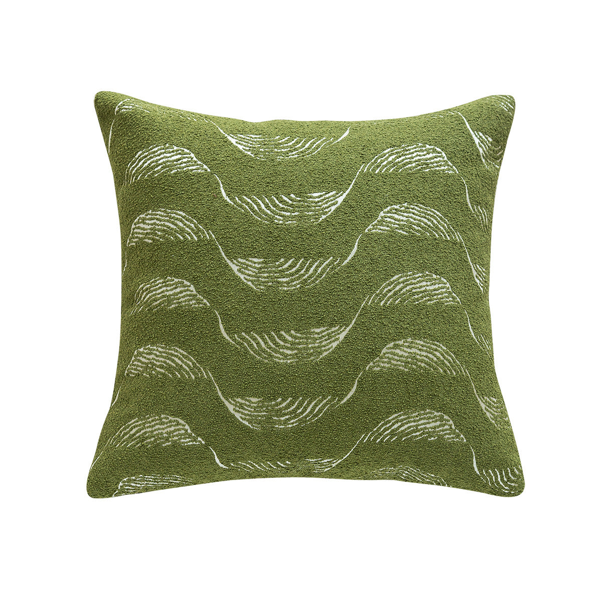 Coussin et housse d'oreiller à thème vert