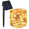Lumières à LED en cuivre solaire