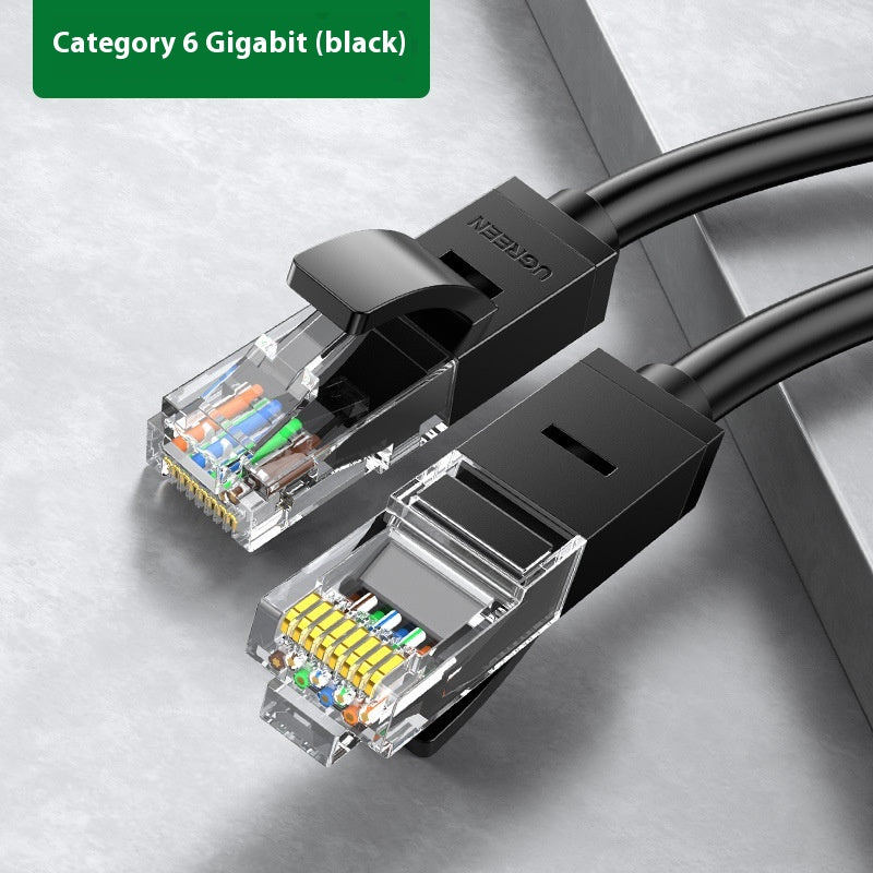 Réseau vert câble ménage Gigabit Super Six