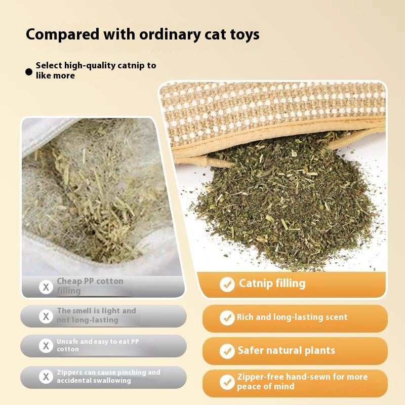 Molar d'oreiller de Catnip longue durée auto-Hi soulagement Stuffy