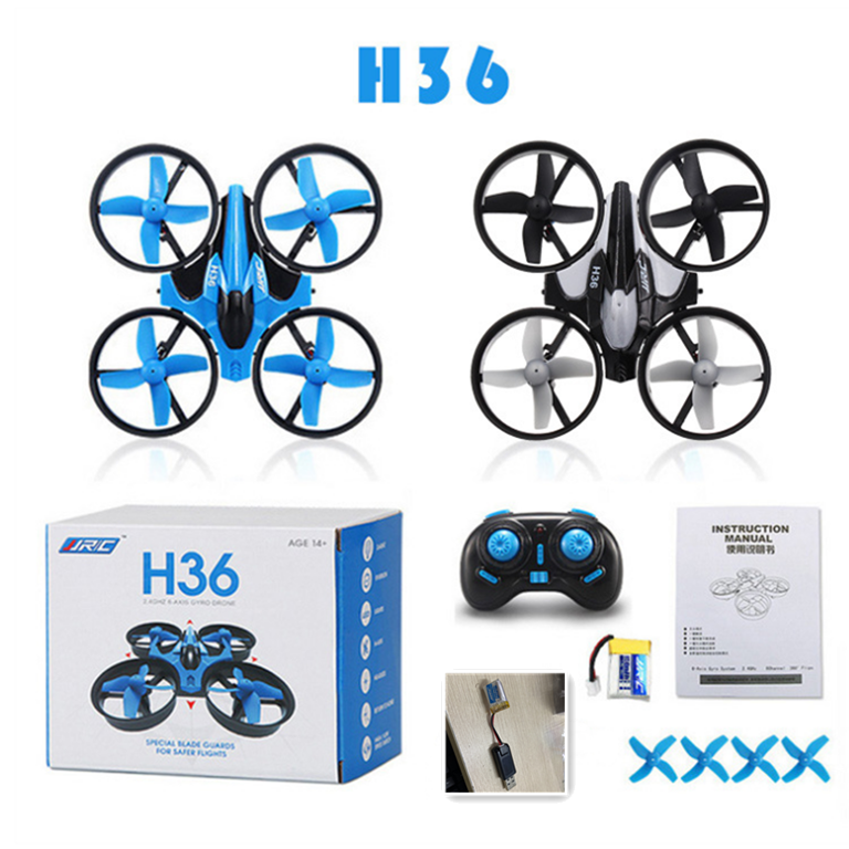 JJRC H36 Mini Drone RC Drone Quadcopters Mode sans tête Une clé retour RC Hélicoptère VS JJR