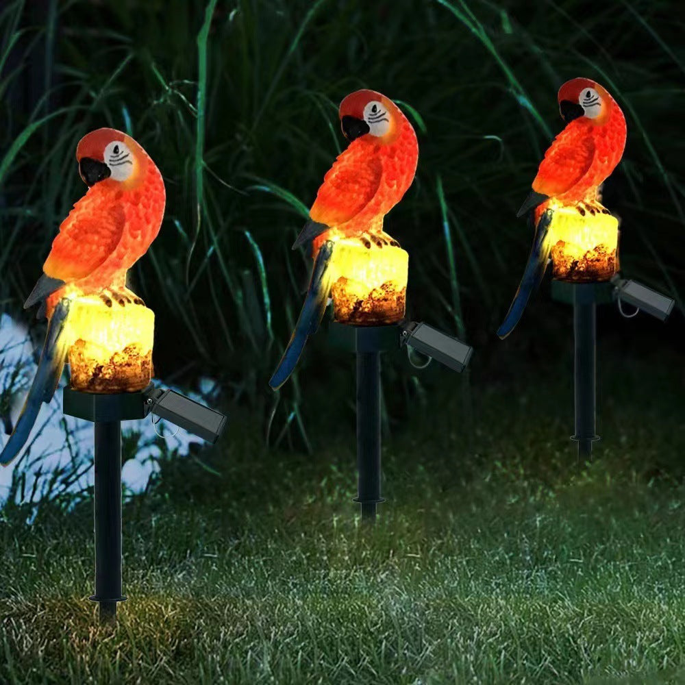 Lampe à gazon pour perroquet à puissance solaire