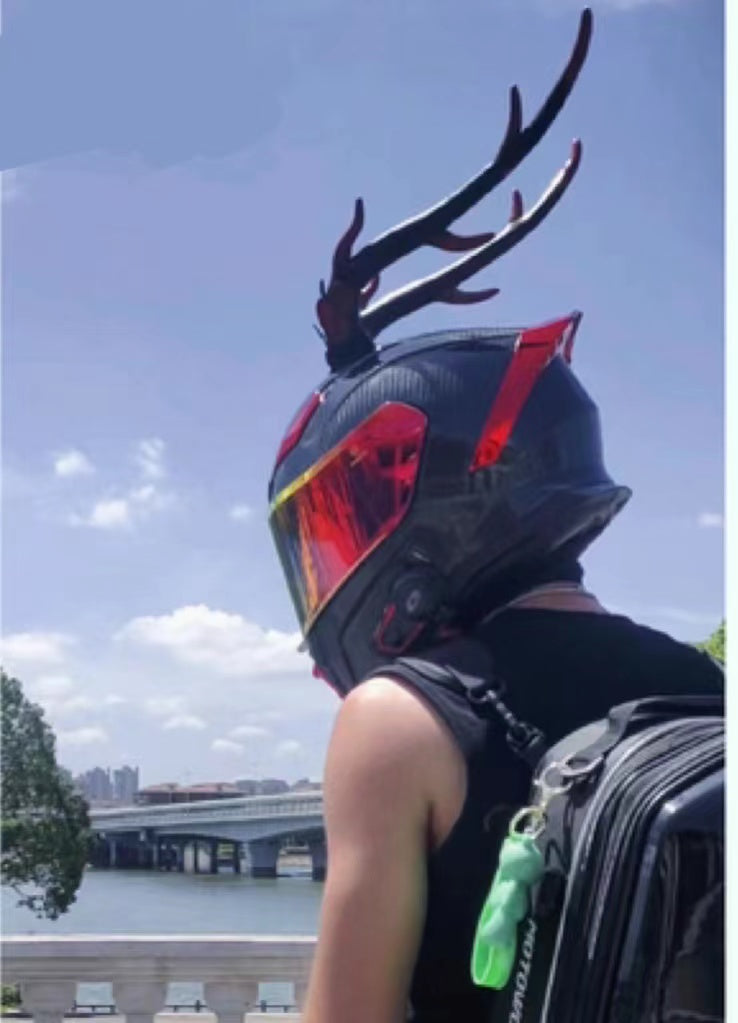 Dragon Horn Casque Décoration Scooter Moto Scooter