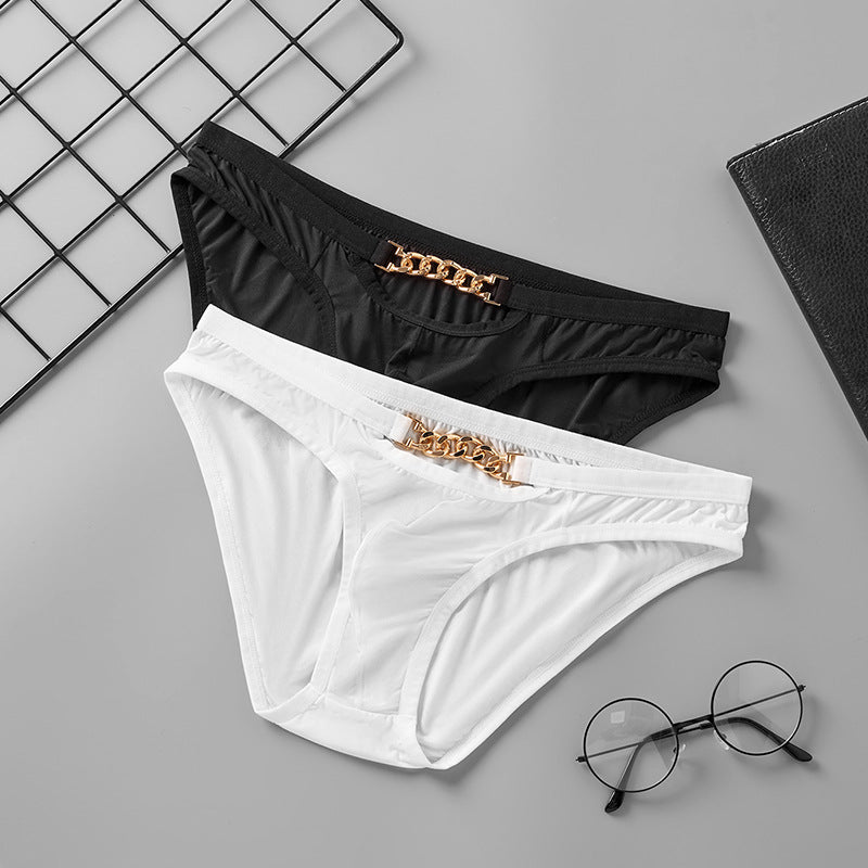 Chaîne de métal homme mince personnalité Nylon Sweat-absorbent