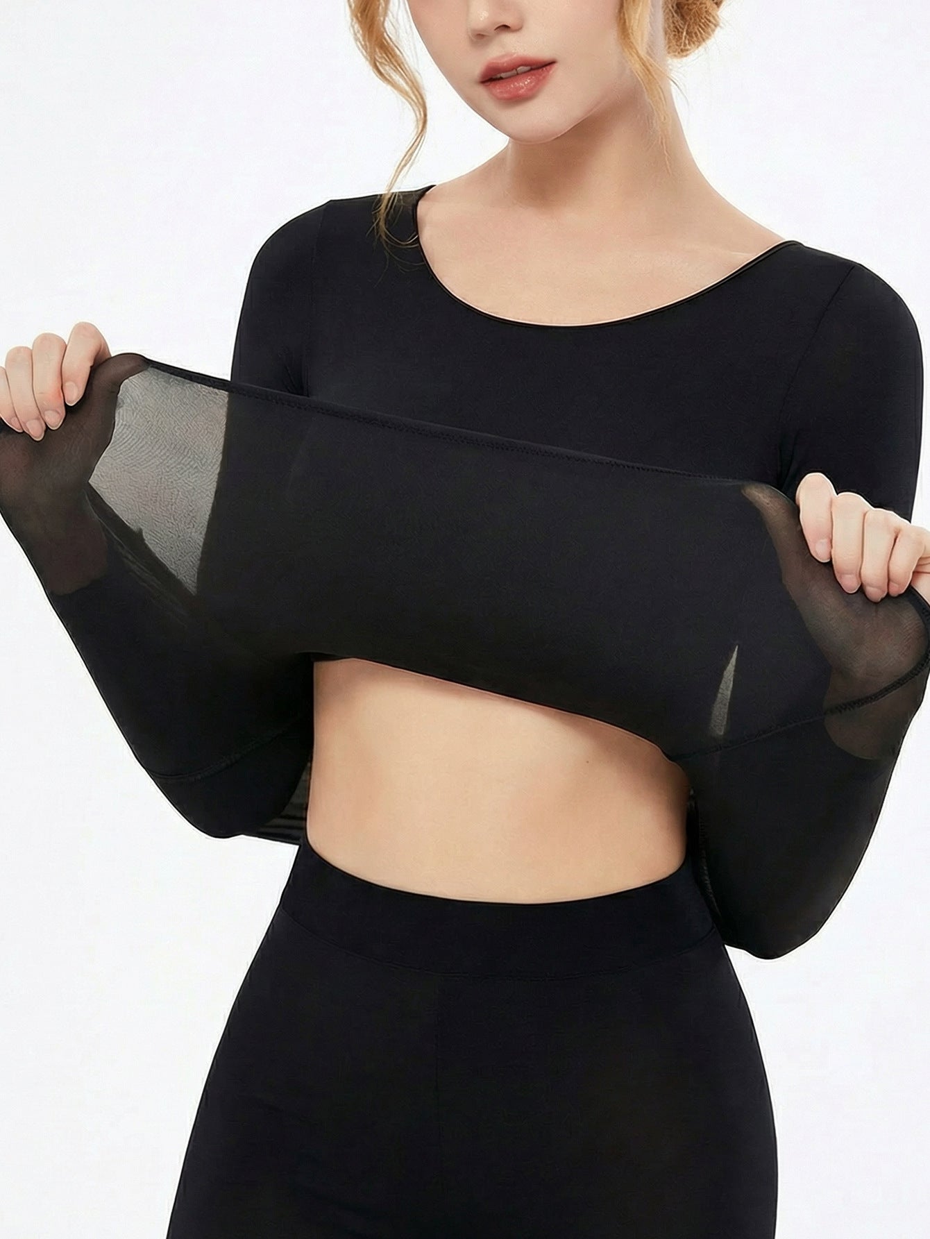 Sous-vêtements thermiques chauds ultra-mince pour femmes Automne et hiver