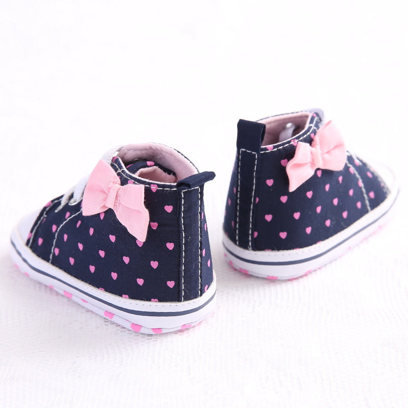 Chaussures de petite fille haut-top Soft-soled