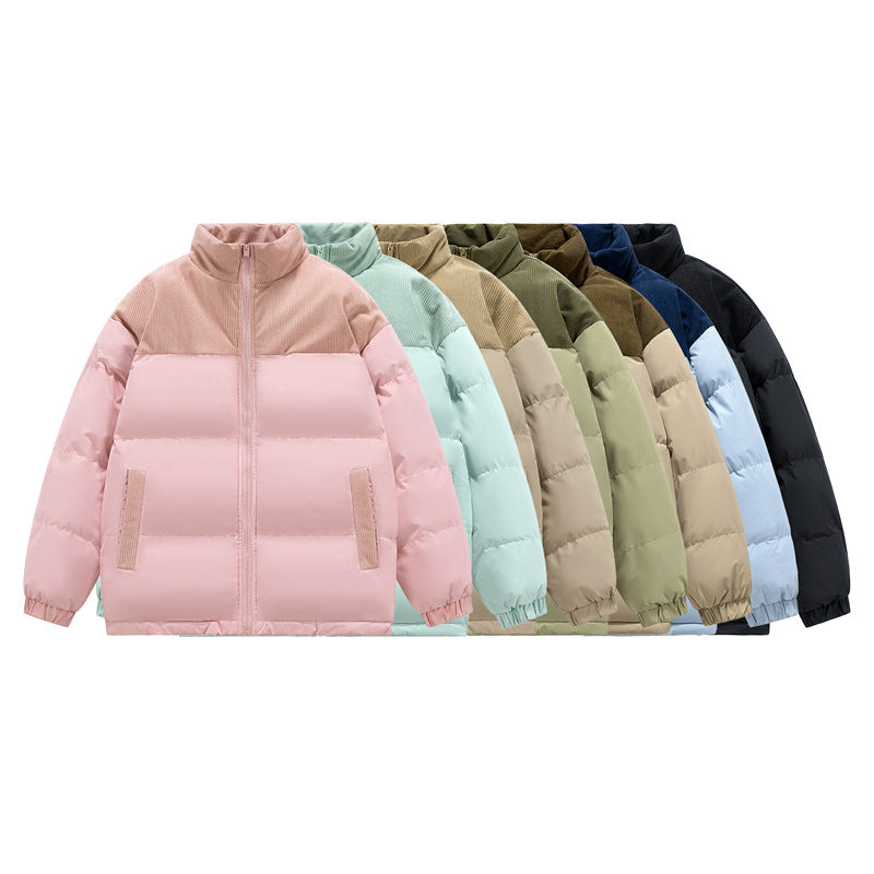 Hiver Homme Cotton Vêtements épais à capuche molle Coat rembourré