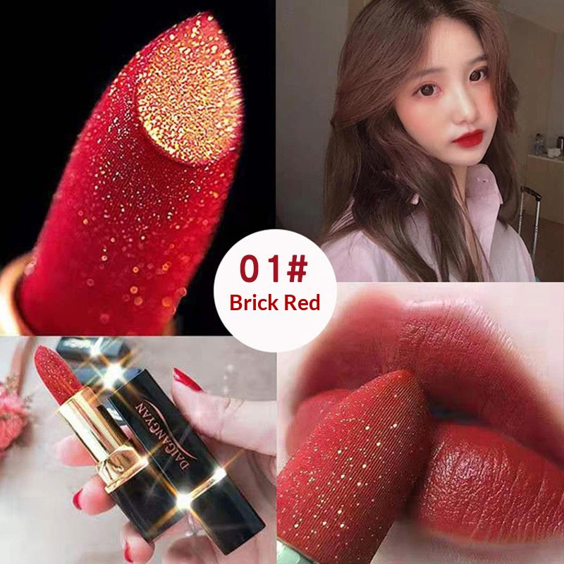 Petit Golden Diamond Shimmer Rouge à lèvres Velvet Matte Opacité