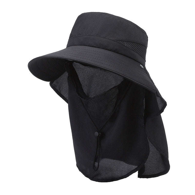 Chapeau Homme d'ombre solaire Chapeau Pêcheur Big Brim Chapeau de pêche résistant au soleil