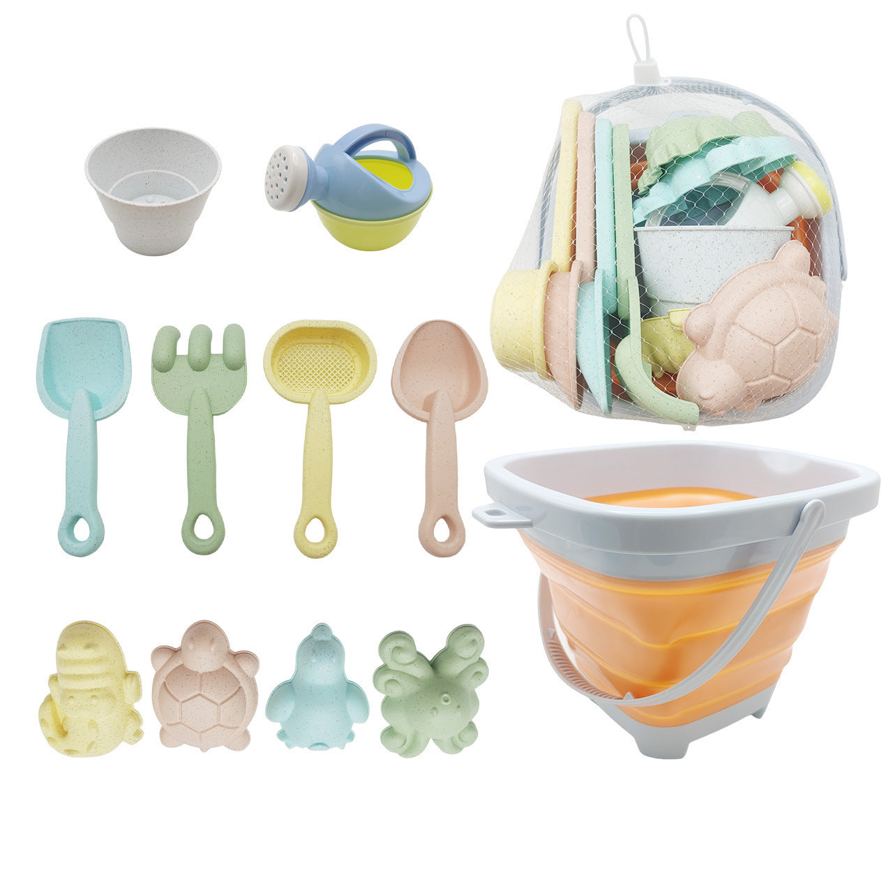 Ensemble d'outils de jeu de sable de plage pour enfants