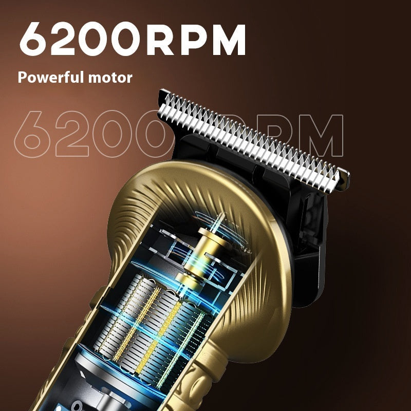 Clipper électrique multifonctions Clipper cheveux Retro Clipper électrique tête d'huile sculptée