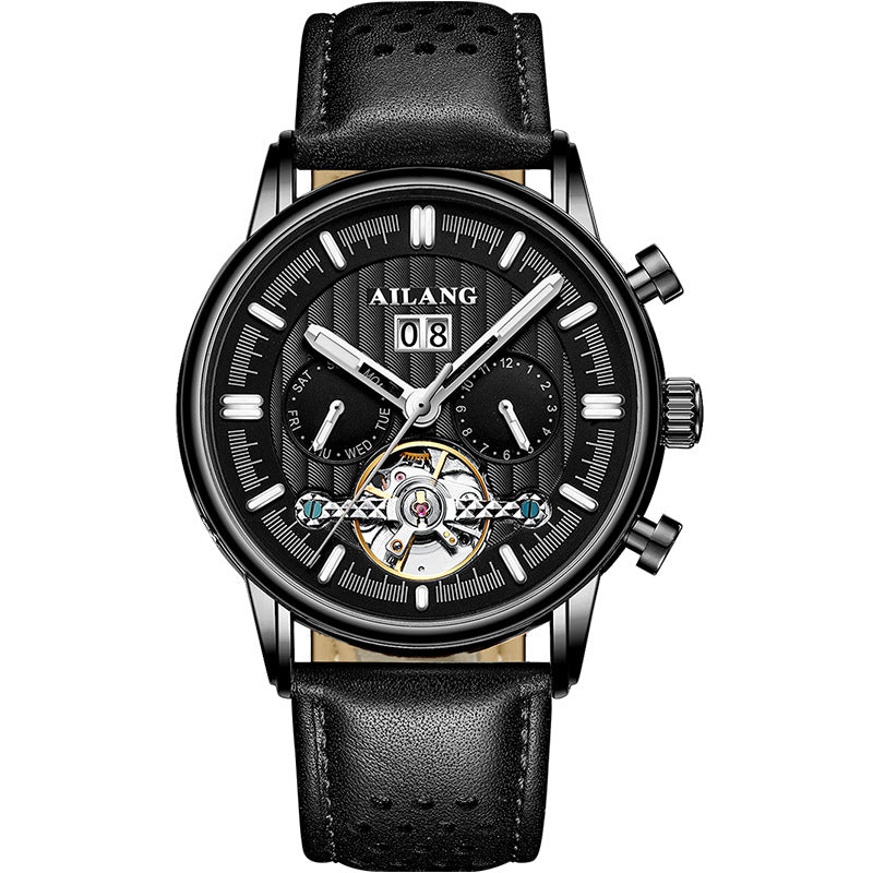 Tourbillon Multi-fonctions Montre mécanique automatique homme