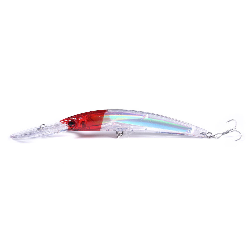 Hengjia Long Cast Sea Fishing Mino Simulation de faux bec flottant loin