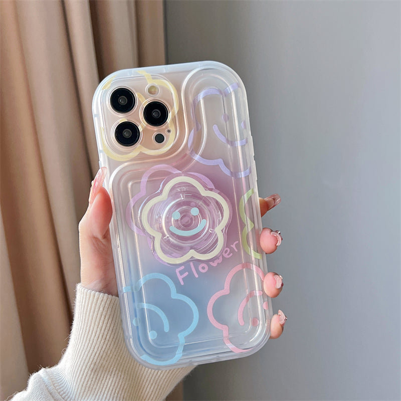 Halo cas de téléphone de fleur de soleil teinte de soleil